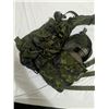 Image 5 : Woodland digital camo Tactical vest, with two flask, comes with 2 extra pouches.