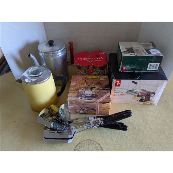 Kitchenware, mixed, vintage, New in box, etc