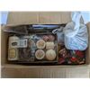 Image 2 : Box of candles and tealights