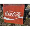 Image 1 : Metal coca cola sign- 44" by 45"