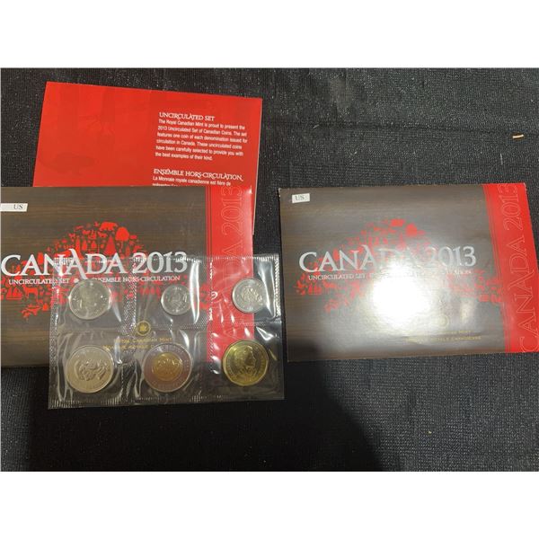 2013 Royal Canadian Mint Uncirculated Coin Set with COA
