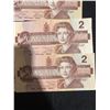 Image 9 : 20 Canadian 2 Dollar Banknotes, 1986 Series Birds of Canada