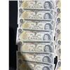 Image 3 : 20 Canadian 1 Dollar Banknotes, 1954 Issue