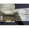 Image 7 : 5 US $1 Bills Including 1935 Silver Certificate