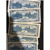Image 7 : 8 Canada $5 1954 Banknotes, Series Notes