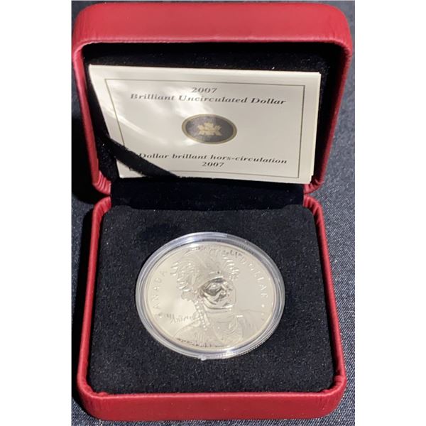 2007 Royal Canadian Mint Sterling Silver Brilliant Uncirculated Dollar