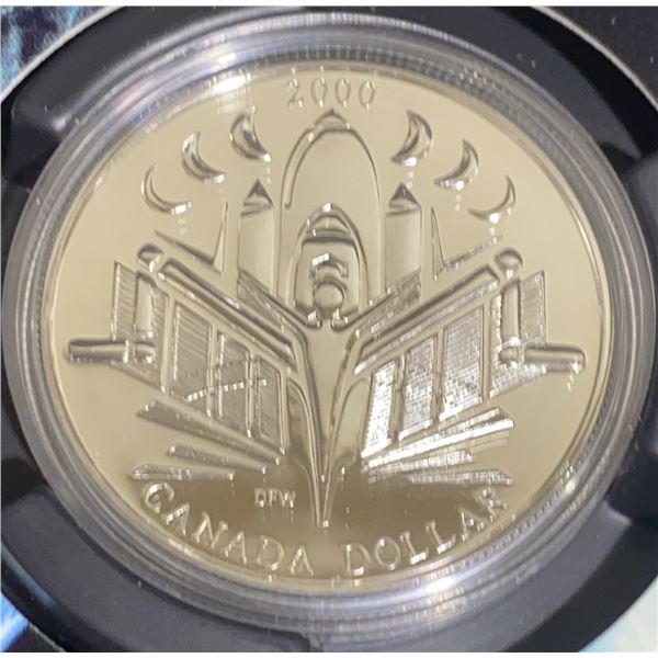 2000 Canada Voyage of Discovery Brilliant Uncirculated Dollar Coin