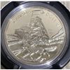 Image 1 : 2003 Canada Fine Silver Dollar Cobalt Mining Fox 36.07mm