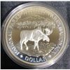 Image 2 : 1985 Canada National Parks Centennial Silver Dollar in Case