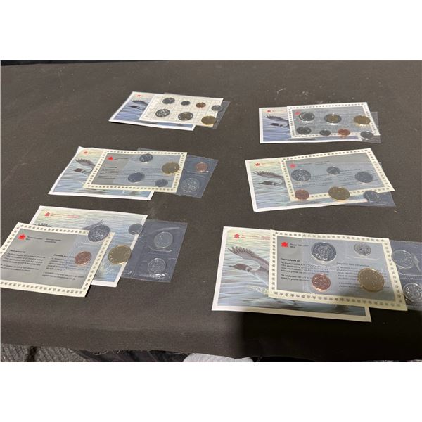 1994 Royal Canadian Mint Uncirculated Coin Sets (5 Sets)