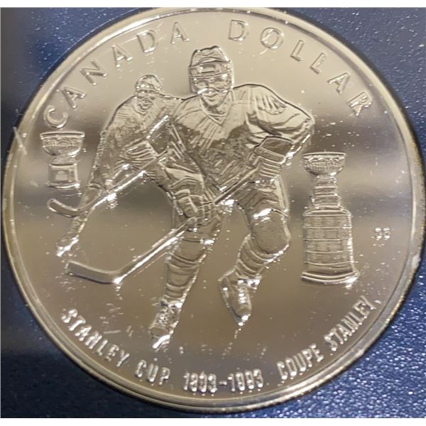 1989 Canada Dollar Stanley Cup Commemorative Coin