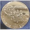 Image 1 : Canada 1992 Silver Dollar Coin with Horse-Drawn Carriage