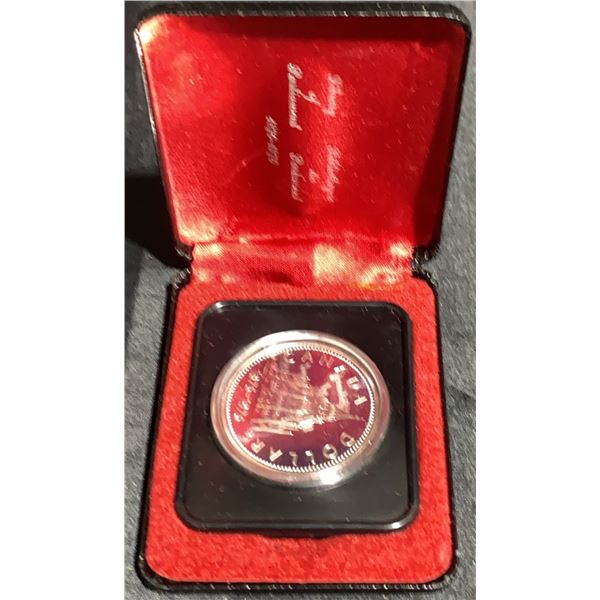 1976 Canada Silver Dollar Coin Parliament Centennial BU