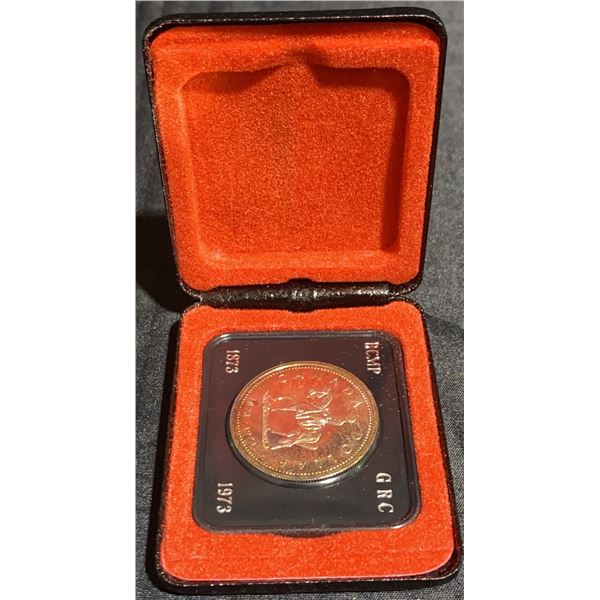 1973 Canada RCMP Centennial Silver Dollar with Case