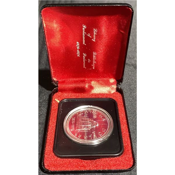 1976 Canada Dollar Silver Coin With Case