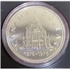 Image 2 : 1976 Canada Silver Dollar Parliament Centennial Proof Coin