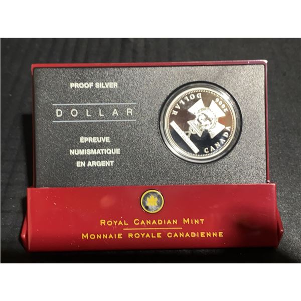 2006 Canada Proof Silver Dollar Victoria Cross Royal Canadian Mint