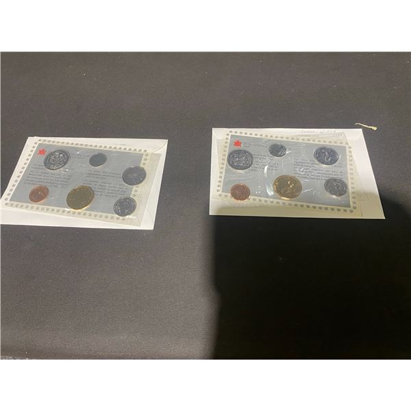 1990 Royal Canadian Mint Uncirculated Coin Sets (2 Sets)