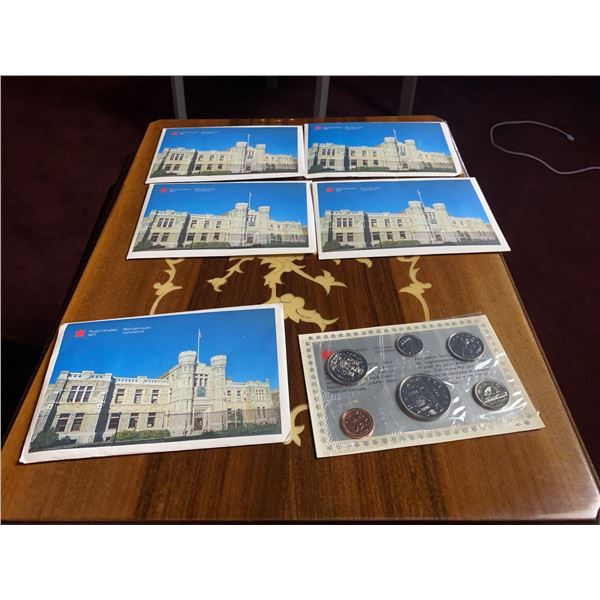 1981 Canada Royal Canadian Mint Uncirculated Coin Sets (5 Sets)