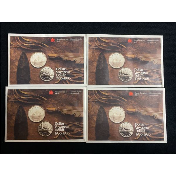1985 Royal Canadian Mint 6-Coin Proof Set (4 Sets)