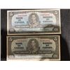 Image 1 : 1937 Bank of Canada $5 Notes, Coyne-Towers Signatures, Lot of 2