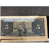 Image 5 : 1937 Bank of Canada $5 Notes, Coyne-Towers Signatures, Lot of 2