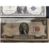 Image 4 : 1957 and 1963 US Silver Certificates, Red Seal $2s, and 1963 $5 Note Lot
