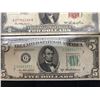 Image 6 : 1957 and 1963 US Silver Certificates, Red Seal $2s, and 1963 $5 Note Lot