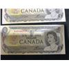 Image 4 : 3 Consecutive 1973 Bank of Canada $1 Notes, Serial Numbers BAK3383926-27