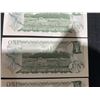 Image 6 : 3 Consecutive 1973 Bank of Canada $1 Notes, Serial Numbers BAK3383926-27