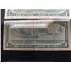 Image 6 : 5 Canadian One Dollar Notes, 1954-1967 Series