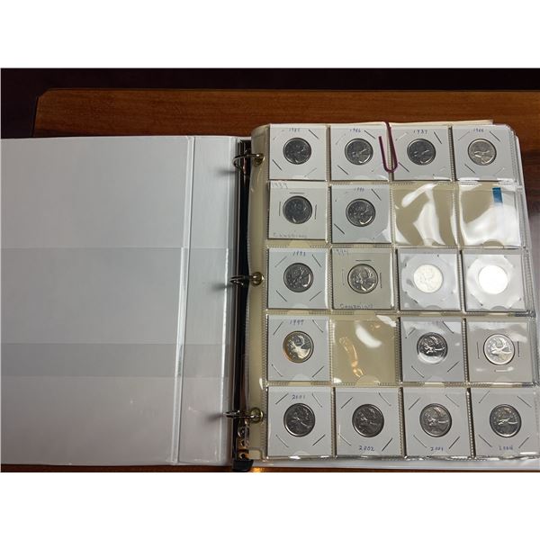 Canadian 25-Cent Quarter Coin Collection, 1968-2018, 100+ Coins
