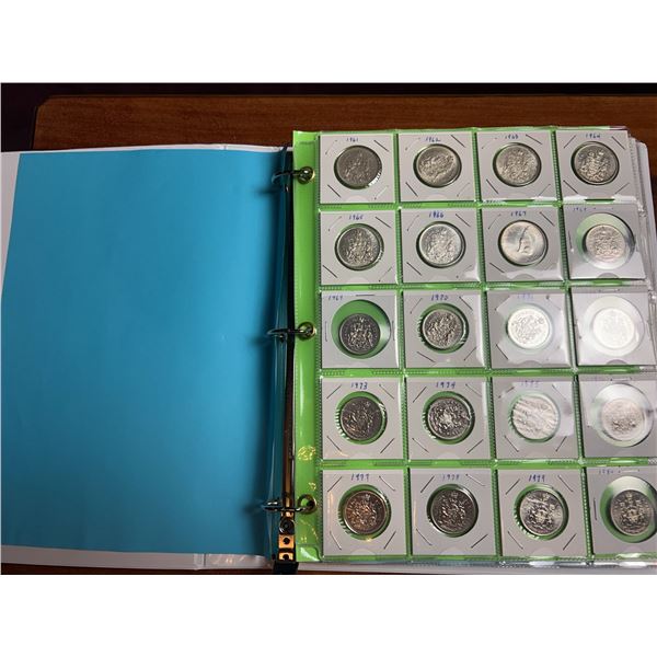 Canadian Commemorative Coin Collection, 1962–2019, Binder Album