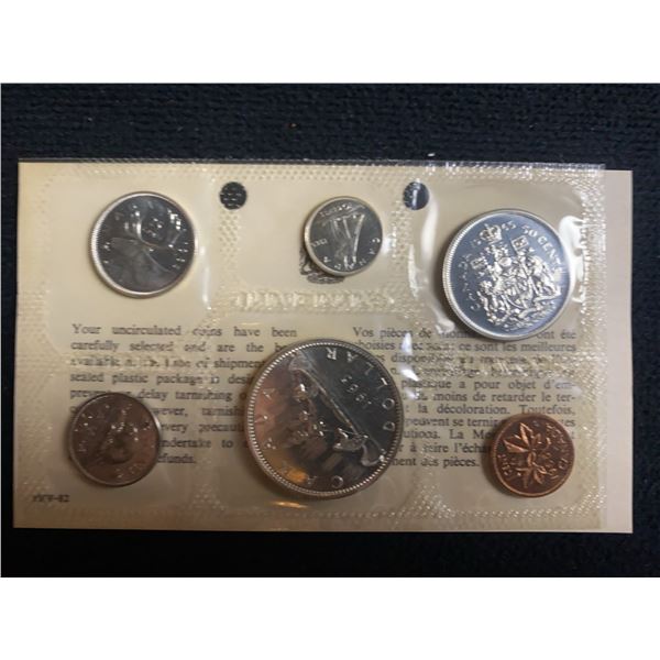 1965 Canada Uncirculated Coin Set in Original Sealed Packaging