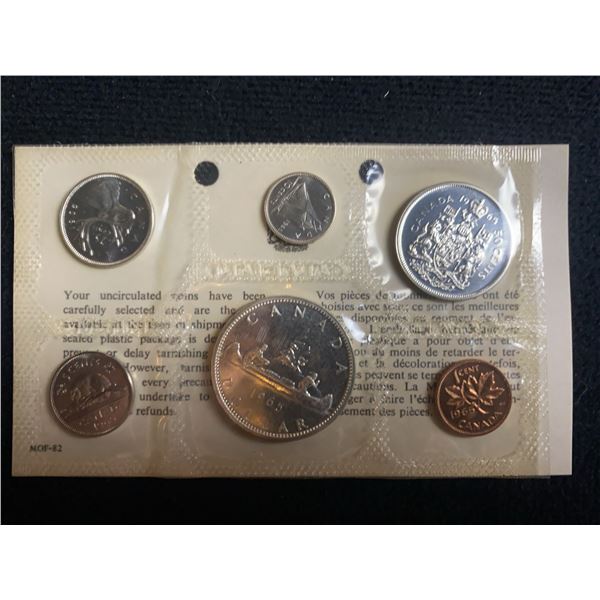 1965 Canada Uncirculated Coin Set in Original Packaging