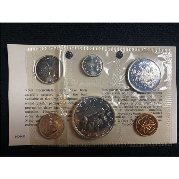 1966 Canada Uncirculated Coin Set in Original Packaging