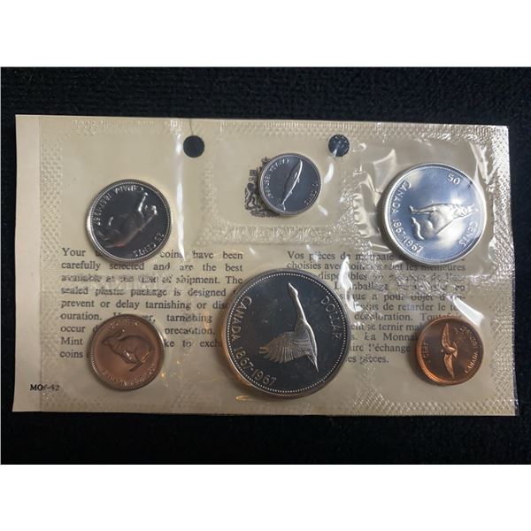 1967 Canada Centennial Coin Set Sealed Mint Packaging