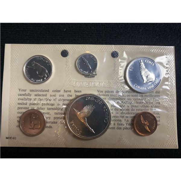 1967 Canada Centennial Uncirculated Coin Set in Original Packaging