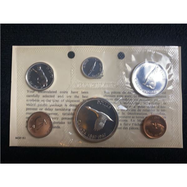 1967 Canadian Centennial Coin Set by Royal Canadian Mint