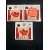 Image 1 : 3 Royal Canadian Mint 2012 Uncirculated Coin Sets