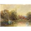 Image 1 : A. Blay Thomas Framed Watercolour Landscape Painting