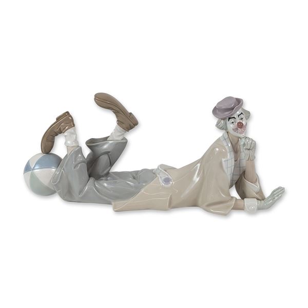 Lladro Porcelain Figurine, Clown 1004618