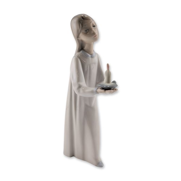 Lladro Porcelain Figurine, Girl with Candle 01004868