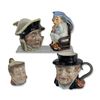Image 1 : 4pc Beswick English Ceramic Character Jug Collection