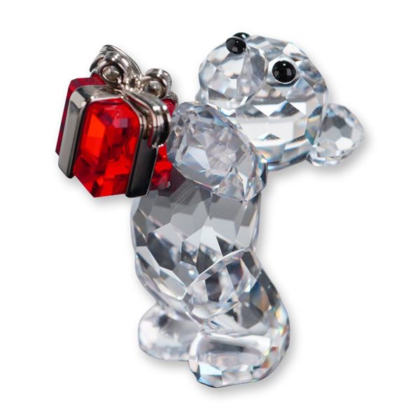 Swarovski Crystal Figurine, Kris Bear A Gift For You