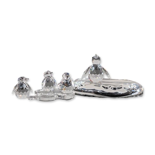 6pc Swarovski Crystal Antarctica Penguin Family Set
