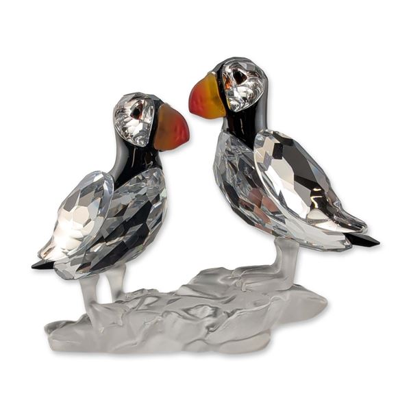Swarovski Crystal Puffins Figurine