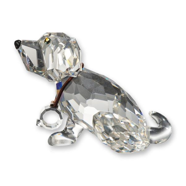 Swarovski Crystal St. Bernard Puppy Figurine