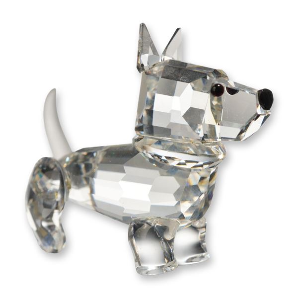 Swarovski Crystal Terrier Figurine with Box