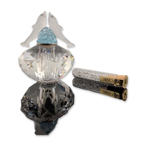 Swarovski Crystal Dolphin Flacon Bottle